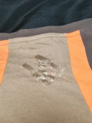 Camiseta Nike chica L marrón y naranja