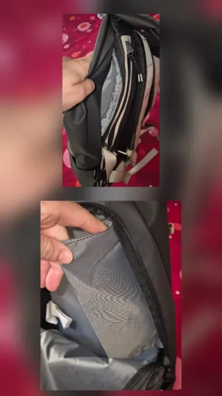 Mochila Negra y Gris