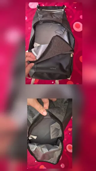 Mochila Negra y Gris
