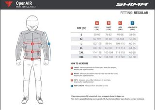 SHIMA Openair Chaqueta Moto Hombre AirForce