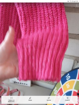 Jersey grueso mujer Primark fucsia Talla L