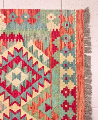 Tappeto Kilim afgano 147x103 cm lana