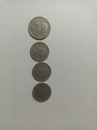 Lote 3 monedas 5 y 25 Pesetas España 1982