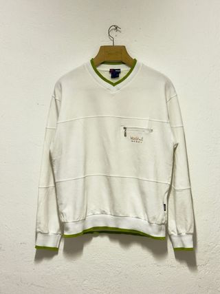 Felpa Versace Sport Vintage - Taglia L - Bianco