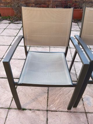 4 Sillas Jardín Aluminio Leroy Merlin