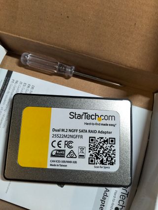 Adaptador Doble M.2 NGFF a SATA 2,5" RAID