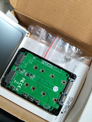 Adaptador Doble M.2 NGFF a SATA 2,5" RAID