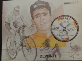 Ciclismo 20 sellos+6 Hojas Bloque MNH
