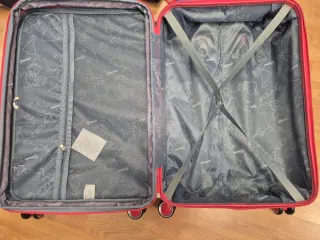 Maleta Benzi 60cm y Bolso Nylon Gabol Rosa