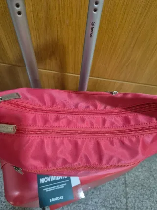 Maleta Benzi 60cm y Bolso Nylon Gabol Rosa