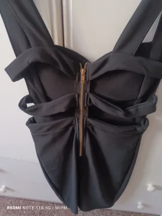 Vestido tirantes fiesta negro nuevo