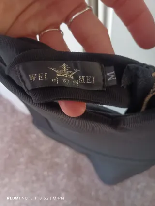 Vestido tirantes fiesta negro nuevo