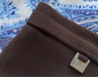 Pantalón recto de vestir marrón - Talla 50