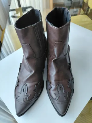 Botines Vaqueros Marrones