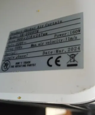 Cortina de aire EKOKAI 90cm