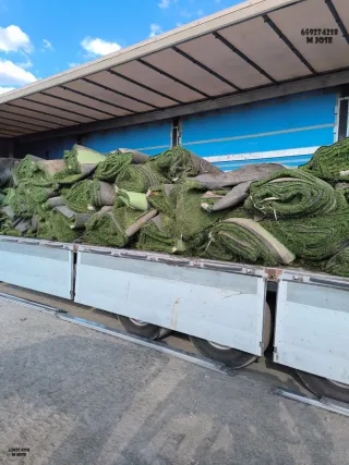 Césped artificial reciclado