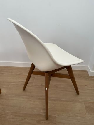 Sillas Comedor Madera y Plástico (2)