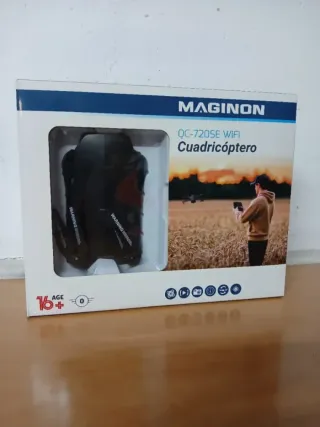 Dron Maginon Negro Nuevo En Caja