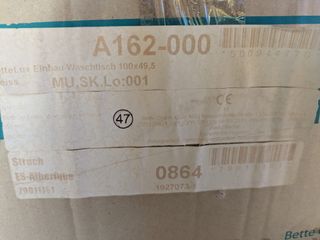 Lavabo Bette Nuevo 100x50