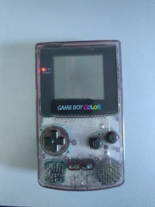 Nintendo Game Boy Color Morado Transparente