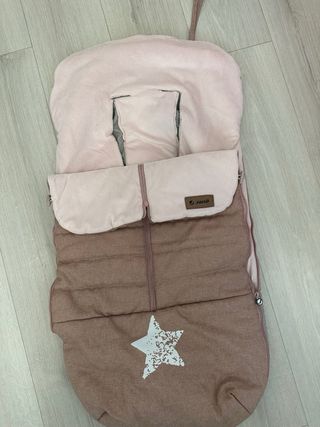 Saco Jane rosa y marrón con estrella