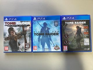 Pack trilogía Tomb Raider PS4