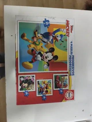 Puzzle 4 en 1 Mickey y Amigos Educa