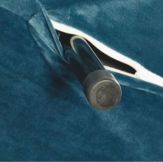 Sofá cama 2 plazas terciopelo azul