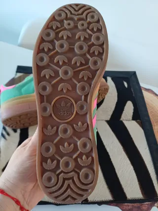Adidas Gazelle Verde y Rosa