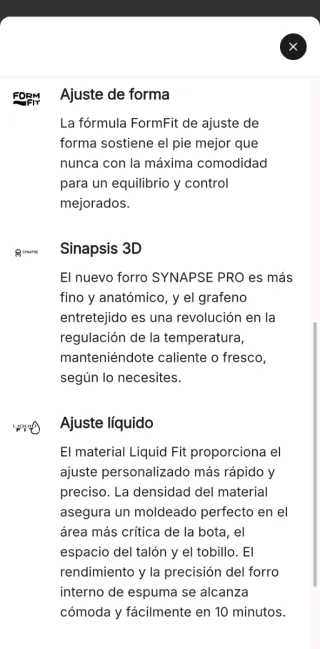 NUEVAS Head Kaliber 120-130 MV GW BOA
