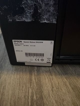 Impresora Epson Stylus SX235W WIFI (CON CARTUCHOS)