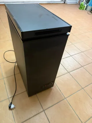 Congelador horizontal negro