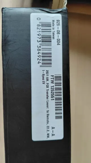 Mando Tija Fox Transfer Remote Lever Kit