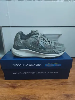Deportivas Skechers Talla 42 Gris/Blanco