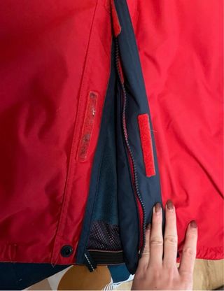 Anorak Columbia Rojo Talla XL