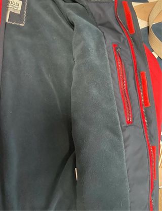 Anorak Columbia Rojo Talla XL