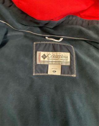 Anorak Columbia Rojo Talla XL