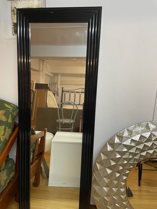 Specchio da terra nero