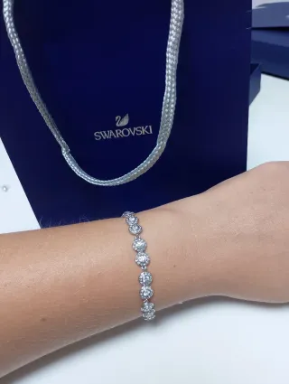 Conjunto Swarovski Plata