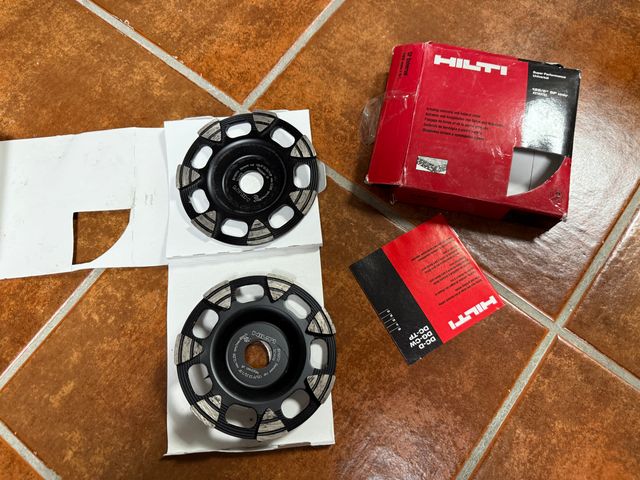2 x HILTI Vaso Diamantato 125mm SP Universal