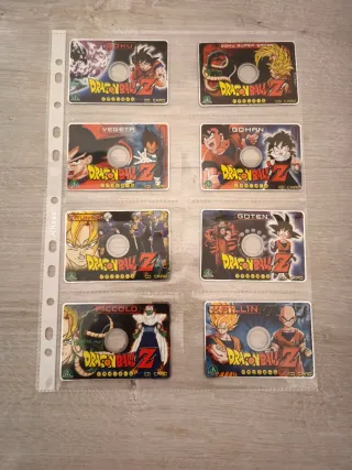 8 CD Card Dragon Ball Z Collezione Completa
