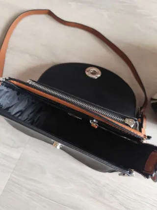 Set 2 Borsette Donna Nere e Argento