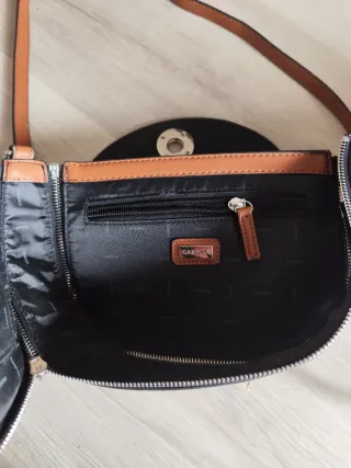 Set 2 Borsette Donna Nere e Argento