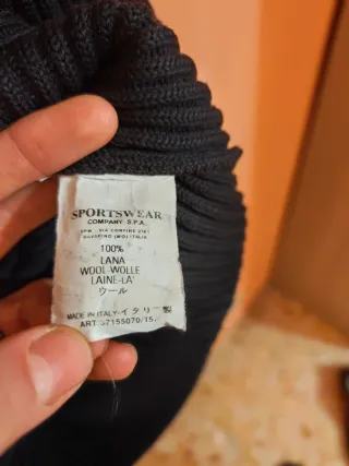 Maglione Stone Island lana nero