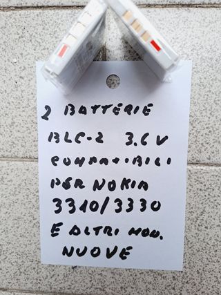 2 Batterie BLC-2 3.6V x Nokia 3310/3330 nuove comp