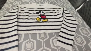 Jersey Bershka Mickey Mouse rayas Talla M