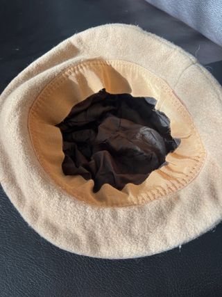 Sombrero gorro mujer beige