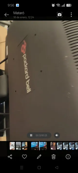 Ordenador Packard Bell Negro