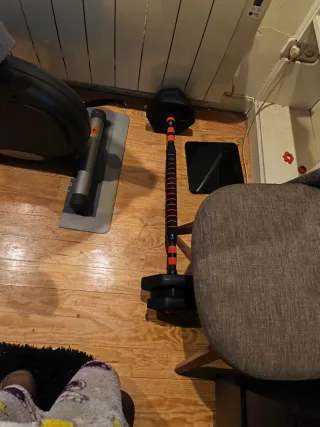 Pesas ajustables para gimnasio