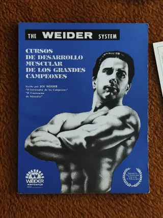 Libro culturismo años 80